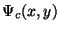 $\displaystyle \Psi_c(x,y)$