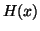 $H(x)$