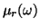 $\mu_r (\omega)$
